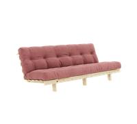 Karup Design Lean Sofa Bed With Alpha Mattress 130x200 Sorbet Pink/Raw