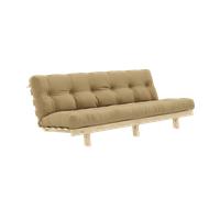 Karup Design Lean Sofa Bed With Alpha Mattress 130x200 Wheat Beige/Raw