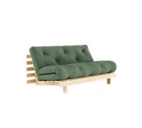 Karup Design Roots Sofa Bed With Mattress 160x200 756 Olive Green/Raw