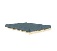 Karup Design Roots Sofa Bed With Mattress 160x200 757 Petrol Blue/Raw