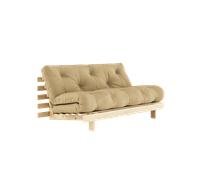 Karup Design Roots Sofa Bed With Mattress 160x200 758 Wheat Beige/Raw