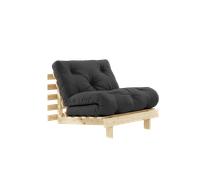 Karup Design Roots Sofa Bed With Mattress 90x200 734 Dark Grey/Pine