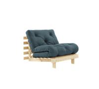 Karup Design Roots Sofa Bed With Mattress 90x200 757 Petrol Blue/Raw