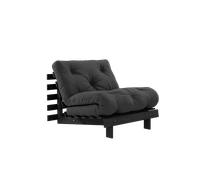 Karup Design Roots Sofa Bed With Mattress 90x200 Black Night/Dark Grey