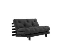 Karup Design Roots Sofa Bed With Roots Mattress 140x200 Dark Grey/Black Lacquered