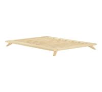 Karup Design - Senza Bed Frame Clear Lacquered, 160x200 cm - Natural