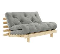 Karup - Roots 140 Sofa Bed With Mattress, Raw / Grey - Grey