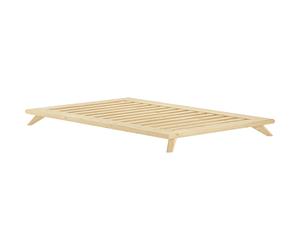 Karup - Senza Bed Frame Clear Lacquered, 140x200 cm - Natural