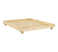Karup - Social Bed Frame Clear Lacquered, 160x200 cm - Natural
