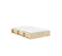 Karup Ziggy Bed Frame 120x200 Clear Lacquered Pine