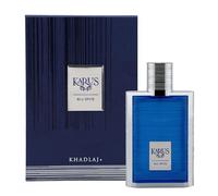 KARUS BLU SPICE Eau de Parfum Spray 100ml by Khadlaj - Premium Fragrance for Men with Tea, Bergamot, Cinnamon & Amber Wood Notes
