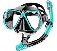 Karvipark Dry Snorkel Set, Anti-Fog Scuba Snorkelling Packages, Panoramic Wide View Snorkelling Goggle, Professional Snorkelling Gear for Adults