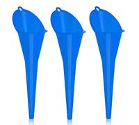 KarZone All Purpose Fuel Funnels, Oil Funnels - 3 Pack - Oil, Gas, Lubricants and Fluids, Blue
