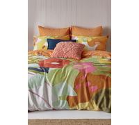 KAS Carmen Duvet Cover Set in Pale Orange | Size: King Kas Pale Orange King