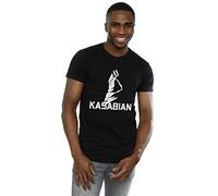 Kasabian Men's Ultraface Logo T-Shirt Medium Black