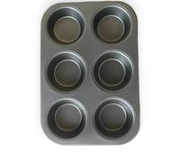 KasaBona Deep and Jumbo Muffin Tray 6 Cup Large Silicone Muffins Pan, Non-Stick Giant Cupcake Tin, Silicon Bakeware, Baking Case, Baking Mould for Yorkshire Pudding, Bun, Cupcakes