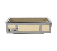 Kasai Konro Long Japanese Charcoal Grill - Table Top Konro BBQ for Sear, Plancha & Robata Cooking - Made in Britain - Feeds 8-12 people - 17.25kg