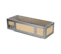 Kasai Konro Long Japanese Charcoal Grill - Table Top Konro BBQ for Sear, Plancha & Robata Cooking - Made in Britain - Feeds 8-12 people - 17.25kg