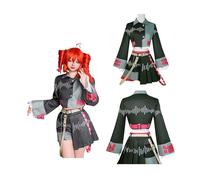Kasane Teto Virtual Singer JK Cosplay Costume - New Songku School-Girl Outfit for Anime Expo, Christmas & Party Events (Green, 3XL)
