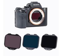 Kase 3 in 1 Clip-in ND Filter Kit for Sony Full-Frame Mirrorless Camera | ND8 + ND64 + ND1000 Neutral Density Filters for Sony A7 A7R A7S II III IV V A7C A7CR, Shockproof Tempered Optical Glass