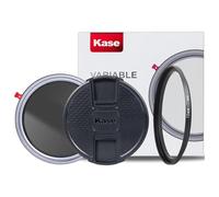 Kase 77/72mm Variable ND3 to ND236 + CPL 2 in 1 Lens Video Filter w Lens Cap, 1.5-8 Stops Adjustable Multicoated Neutral Density and Circular Polarizing Effect Filter for Camera Lens, HD Optical Glass