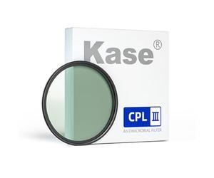 Kase 77mm CPL III Circular Polarizer Filter with Ultra-Low Reflectivity 0.1%, HD 28 Multi-Coated Optical Glass Ultra-Slim Polarizing Camera Lens Filter