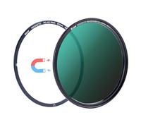 Kase 82mm Wolverine Revolution Plus Magnetic Black Diffusion Mist 1/4 Filter Cinematic Effect with Inlaid Adapter Ring, Shockproof Tempered Optical Glass & HD Multi-Coated