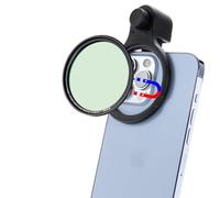 Kase Clip-on CPL Filter for iPhone, 58mm Magnetic Phone Camera Lens Circular Polarizer Filter Compatible with iPhone 16 15 14 Pro Max 13 12 11 Samsung Xiaomi