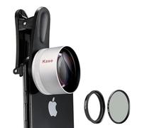 Kase HD Master Macro Lens Pro for iPhone, Professional Macro Phone Lens Kit with Filter Adapter + 52mm CPL Polarizer Filter for iPhone 16 15 14 13 12 11 8 Samsung Android