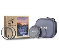 Kase Revolution Plus Entry Filter Kit Magnetic Shockproof Tempered Optical Glass w Color Coded Rings inc CPL UV Lens Cap & Case (86mm)