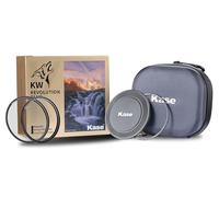 Kase Revolution Plus Entry Filter Kit Magnetic Shockproof Tempered Optical Glass w Color Coded Rings inc CPL UV Lens Cap & Case (43mm)