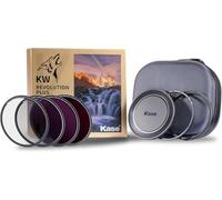 Kase Revolution Plus Master Magnetic Camera Lens Filter Kit, Shockproof Tempered Optical Glass with Colour-Coded Rings, Includes CPL, ND8, ND64, ND1000, Lens Cap & Case (82mm)