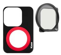 Kase Smartphone Optical Glass Filter Kit Magnetic Plate + CPL Compatible with iPhone 15 Pro