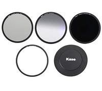 Kase Wolverine 72mm Magnetic Shockproof Tempered Optical Glass Filter Kit Includes Magnetic CPL ND1000 Grad ND0.9 Lens Cap & Case 72