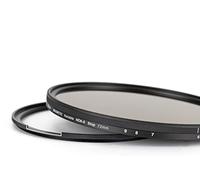 Kase Wolverine Magnetic 72mm 2nd Generation Vari ND 6-9 Stop ND64 to ND500 Shockproof Tempered Optical Glass Filter Incl Anti-Rotation Adapter