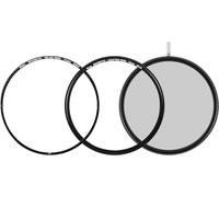 Kase Wolverine Magnetic 72mm CPL/Vari ND Combo Filter 1.5-5 Stop ND3 to ND32 Optical Glass + 2 Adapters