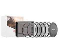 Kase Wolverine Revolution 82mm Portrait 4 Filter Kit Magnetic Shockproof Tempered Optical Glass Black Mist Lens Cap & Case, 1110112401