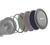 Kase Wolverine Revolution 82mm Pro ND Filter Kit Photography Accessories Magnetic Shockproof Tempered Optical Glass w Color Coded Rings inc CPL ND8 ND64 ND1000 Lens Cap & Case