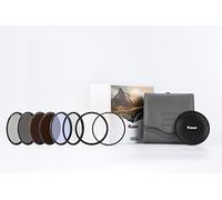 Kase Wolverine Revolution Mega Filter Kit Magnetic Shockproof Tempered Optical Glass w Color Coded Rings inc CPL ND8 ND64 ND1000 R-MCUV Night Lens Cap & Case (82mm)