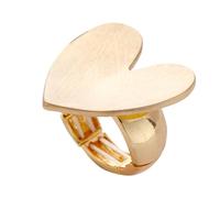 Kaseakia Metal Alloy Geometric Big Large Chunky Adjustable Statement Rings for Women with Elastic Rope, Adjustable, Metal Alloy, No Gemstone