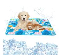 KASESSS 1Pcs Dog Cooling Mat, Soft Comfortable Cooling Mat for Dogs, Summer Cool Mat for Dogs, Pet cooling Pads for Cat Puppy, with Tropical