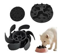 KASESSS 2 Pcs Silicone Slow Feeder Insert for Dog Bowls, Anti-Choking Slow Feeder Cat Bowl Silicone Spiral, Cuttable Pet Slows Down Eating Bowl with Suction Cups, Puzzle Interactive Non-Obstructive