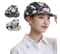 KASESSS 2 Pieces Chefs Hat, Chef Hats Elastic, Chef Hat Women Reusable, Chef Cap Breathable, Chefs Hats for Adults Professional, Kitchen Hat for Servers Industrial Workers Cleaners and Bakers