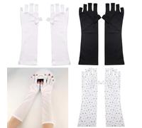 KASESSS 3 Pairs UV Gloves for Gel Nails, Fingerless UV Protection Gloves, Nail Art Anti UV Gloves, Lightweight Nail Gloves UV Protection, UV Lamp Gloves for Protect Hands from UV Light Lamp Dryer