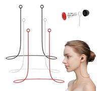 KASESSS 3 Pcs Earplugs Connector Cord, Silicone Link Cord for Earplugs with Removable Tips, Ear Plugs Lanyard Anti-Loss Cord for Loop Earplugs Accessories for Preventing Earplugs from Falling