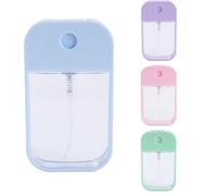 KASESSS 4 Pieces 45ML Perfume Atomiser, Small Perfume Travel Bottle, Card Perfume Atomisers Refillable, Clear Empty Perfume Bottles, Atomiser Spray Bottle for Travel Holiday,Outdoor Activities