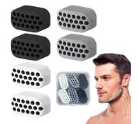 KASESSS 6 Pcs Jawline Exerciser Chew, Jaw Muscle Trainer, Jaw Exerciser for Men & Women, Powerful Jaw Toner, Silicone Jaw Strengthener, Face Exercise Ball for Strengthen and Regulate Facial Muscles