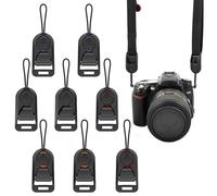 KASESSS 8 Pcs Camera Strap Quick Release Adapter, Universal Rapid Connectors, Strong Peak Design Anchor Links Buckle Replaceable Clips for DSLR Digital Cameras