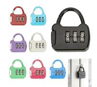 KASESSS 8 Pieces Padlocks with Code, 3 Digit Combination Padlock, Combination Lock, Code Padlock, Pad Locks with Code, Coded Padlock for School, Gym, Gate, Cabinet, Tool Box, Suitcase, Backpack