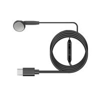 KASFDBMO 3.5mm/Type C Single Side Earphone Corded Headsets Single Side Earbud Headphones For MP3 MP4 Players Integrated Microphone Headsets